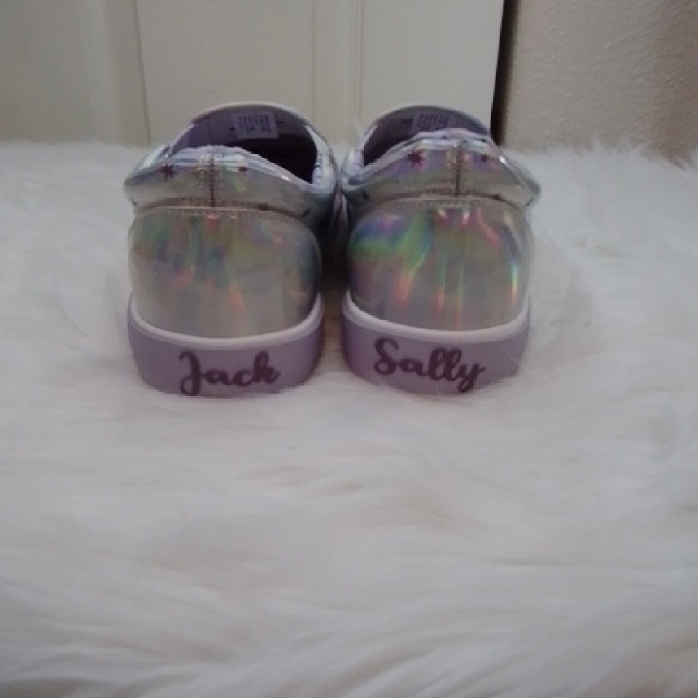 Disney Ground Up Nightmare Before Christmas Slip On Jack & Sally Sneakers 10 - Picture 5 of 5